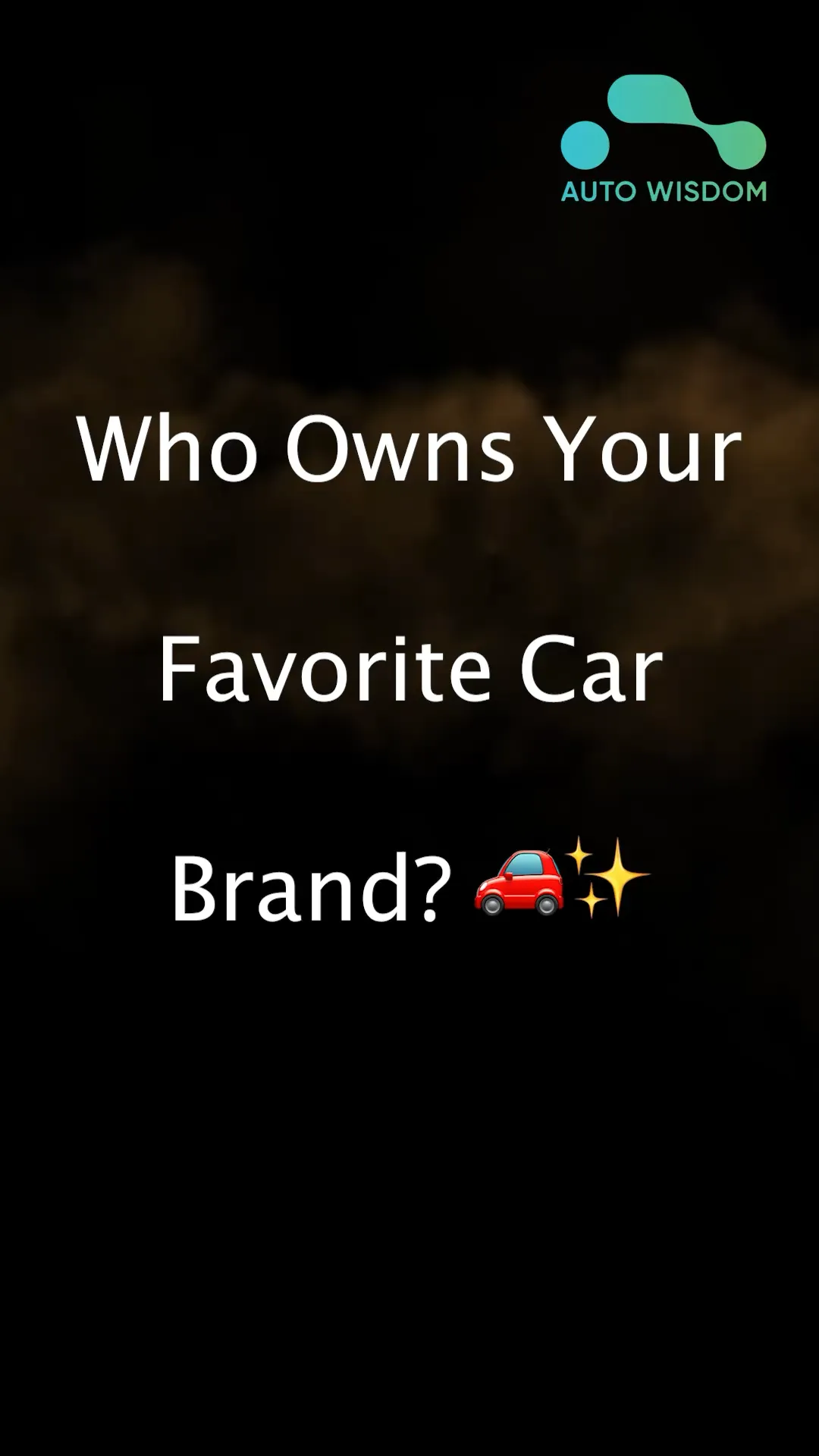 Who Owns Your Favourite Car Brand ?