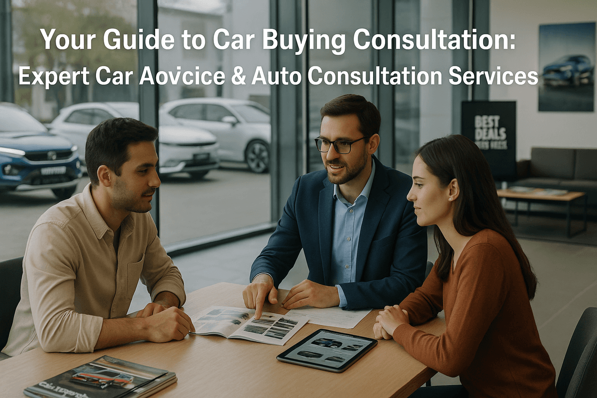 Your Guide to Car Buying Consultation: Expert Car Advice & Auto Consultation Services